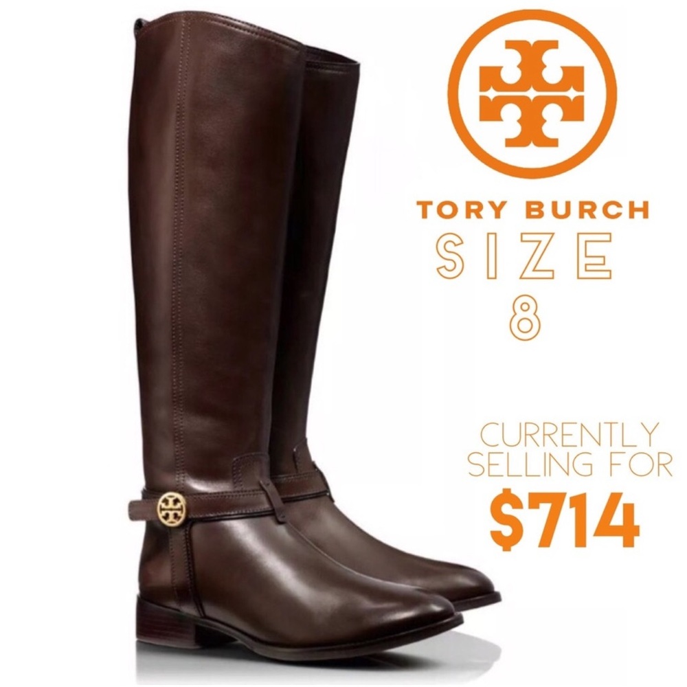 Tory Burch Bristol Riding Boot Size 8
